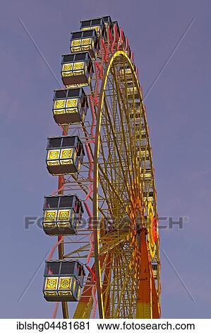 Ferris wheel, Hamburg, Germany, Europe View Large Photo Image Stock Image - Ferris wheel, Hamburg, Germany, Europe. Fotosearch