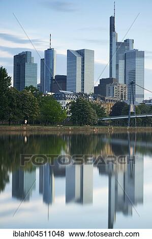 Financial district with Main, Frankfurt am Main, Hesse, Germany, Europe View Large Photo Image Stock Photo - Financial district with Main, Frankfurt am Main, Hesse, Germany, Europe. Fotosearch