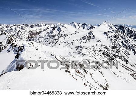 Fineilspitze, summit, view from the top to Similaun and Hintere Schwärze, snowy Alps, Schnals, Schnals Valley, Schnalstal Glacier, South Tyrol, Italy, Europe View Large Photo Image Stock Photo - Fineilspitze, summit, view from the top to Similaun and Hintere Schwärze, snowy Alps, Schnals, Schnals Valley, Schnalstal Glacier, South Tyrol, Italy, Europe. Fotosearch