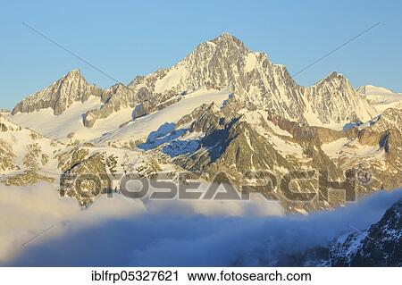 Finsteraarhorn, 4274 m, Switzerland, Europe View Large Photo Image Stock Image - Finsteraarhorn, 4274 m, Switzerland, Europe. Fotosearch