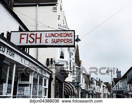 Fish Restaurant sign, Whitstable, Kent, England, United Kingdom, Europe View Large Photo Image Stock Photograph - Fish Restaurant sign, Whitstable, Kent, England, United Kingdom, Europe. Fotosearch