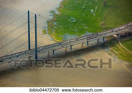 Flooded Rhine and Rheinkniebrücke, Düsseldorf, Rhineland, North Rhine-Westphalia, Germany, Europe View Large Photo Image Stock Photography - Flooded Rhine and Rheinkniebrücke, Düsseldorf, Rhineland, North Rhine-Westphalia, Germany, Europe. Fotosearch