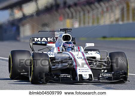 Stock Photo - Formula 1 motor racing, car racing, Lance Stroll, CAN, Circuit de Catalunya, Montmeló, Catalonia, Spain, Europe. Fotosearch