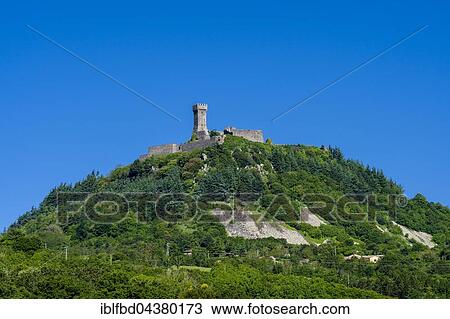 Fortress on a hill, Raticofani, Tuscany, Italy, Europe View Large Photo Image Stock Image - Fortress on a hill, Raticofani, Tuscany, Italy, Europe. Fotosearch