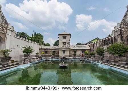 Stock Photo - Fountains and pools, moated castle, Water Castle Taman Sari, Kraton, Daerah Istimewa Yogyakarta, Java Tengah, Indonesia, Asia. Fotosearch