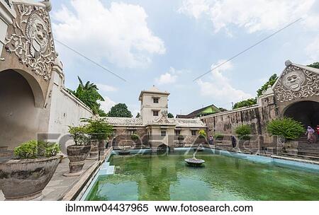 Stock Photography - Fountains and pools, moated castle, Water Castle Taman Sari, Kraton, Daerah Istimewa Yogyakarta, Java Tengah, Indonesia, Asia. Fotosearch