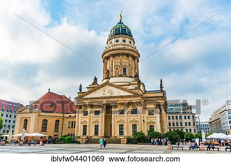 Stock Photo - French Cathedral, Gendarmenmarkt, Berlin, Germany, Europe. Fotosearch