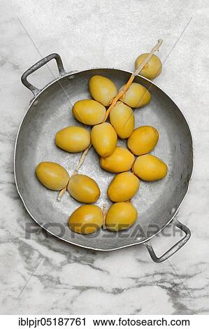 Stock Image - Fresh dates, Bahri date, Origin Namibia. Fotosearch