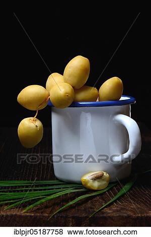 Stock Photo - Fresh dates, Bahri date, Origin Namibia. Fotosearch