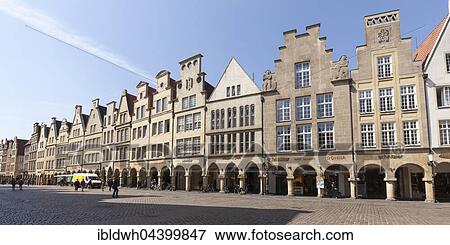 Gabled houses at Prinzipalmarkt, Münster, Münsterland, North Rhine-Westphalia, Germany, Europe View Large Photo Image Stock Photo - Gabled houses at Prinzipalmarkt, Münster, Münsterland, North Rhine-Westphalia, Germany, Europe. Fotosearch