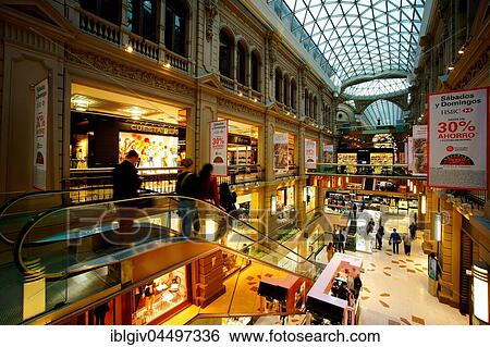 Galerias Pacifico shopping mall, Buenos Aires, Argentina, South America View Large Photo Image Stock Photograph - Galerias Pacifico shopping mall, Buenos Aires, Argentina, South America. Fotosearch