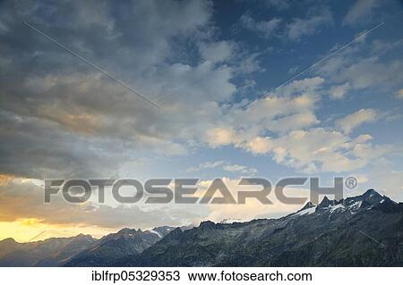 Stock Image - Garden horns, 3189 m, Switzerland, Europe. Fotosearch