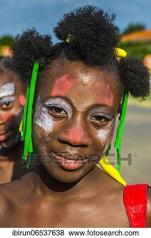Girl posing at the Carneval in the town of Sao Tome, Sao Tome and Principe, Atlantic ocean, Africa View Large Photo Image Stock Photo - Girl posing at the Carneval in the town of Sao Tome, Sao Tome and Principe, Atlantic ocean, Africa. Fotosearch