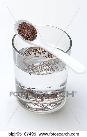 Glass of water and spoon with psyllium, sand plantain, Plantago psyllium View Large Photo Image Stock Photography - Glass of water and spoon with psyllium, sand plantain, Plantago psyllium. Fotosearch