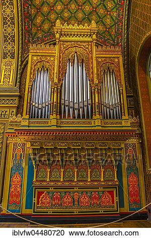 Golden organ, Spanish Synagogue, interior shot, Josefov, Jewish Quarter, Prague, Bohemia, Czech Republic, Europe View Large Photo Image Stock Image - Golden organ, Spanish Synagogue, interior shot, Josefov, Jewish Quarter, Prague, Bohemia, Czech Republic, Europe. Fotosearch