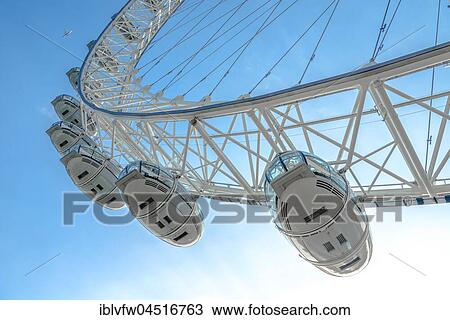 Gondolas, London Eye, Partial View, London, London region, England, United Kingdom, Europe View Large Photo Image Stock Image - Gondolas, London Eye, Partial View, London, London region, England, United Kingdom, Europe. Fotosearch