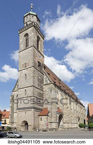 Gothic St. George Church, Dinkelsbühl, Middle Franconia, Bavaria, Germany, Europe View Large Photo Image Stock Photography - Gothic St. George Church, Dinkelsbühl, Middle Franconia, Bavaria, Germany, Europe. Fotosearch