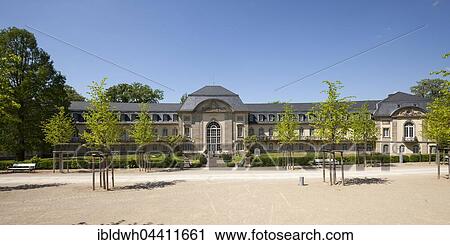 Stock Image - Grand Hotel Esplanade, former sulfur bathhouse, Bad Nenndorf, Lower Saxony, Germany, Europe. Fotosearch
