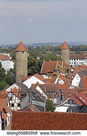 Grebenturm and Rosenturm, Fritzlar, Hesse, Germany, Europe View Large Photo Image Stock Photo - Grebenturm and Rosenturm, Fritzlar, Hesse, Germany, Europe. Fotosearch