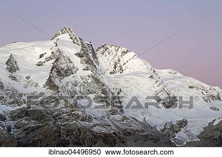 Grossglockner summit in morning light, High Tauern National Park, Carinthia, Austria, Europe View Large Photo Image Stock Image - Grossglockner summit in morning light, High Tauern National Park, Carinthia, Austria, Europe. Fotosearch