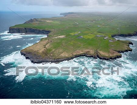 Hags Head, cliffs, strong waves, Cliffs of Moher, County Clare, Atlantic Ocean, Ireland, Europe View Large Photo Image Stock Image - Hags Head, cliffs, strong waves, Cliffs of Moher, County Clare, Atlantic Ocean, Ireland, Europe. Fotosearch