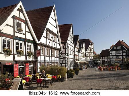 Half-timbered houses in historic centre, Soest, North Rhine Westphalia, Germany, Europe View Large Photo Image Stock Image - Half-timbered houses in historic centre, Soest, North Rhine Westphalia, Germany, Europe. Fotosearch