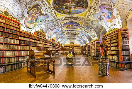 Hall of Theology, historic library, globes and old books, Strahov Monastery, Hradčany, Prague, Czech Republic, Europe View Large Photo Image Stock Photo - Hall of Theology, historic library, globes and old books, Strahov Monastery, Hradčany, Prague, Czech Republic, Europe. Fotosearch