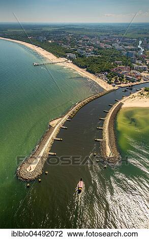 Harbor entrance, pier, Kołobrzeg, Kolberg, Baltic Coast, West Pomerania Province, Poland, Europe View Large Photo Image Stock Image - Harbor entrance, pier, Kołobrzeg, Kolberg, Baltic Coast, West Pomerania Province, Poland, Europe. Fotosearch