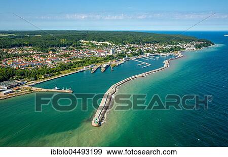 Harbour with piers, Sassnitz, Rügen Island, Baltic coast, Mecklenburg-Western Pomerania, Germany, Europe View Large Photo Image Stock Photo - Harbour with piers, Sassnitz, Rügen Island, Baltic coast, Mecklenburg-Western Pomerania, Germany, Europe. Fotosearch