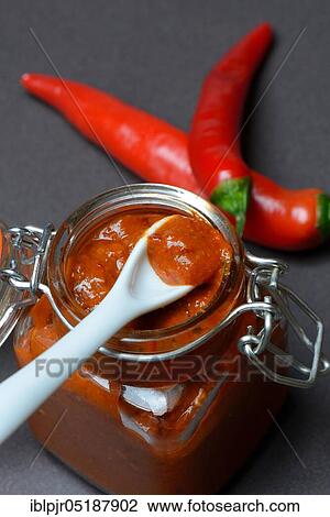 Harissa, spice paste from chili View Large Photo Image Stock Image - Harissa, spice paste from chili. Fotosearch