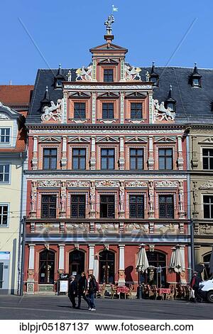 Haus zum Breiten Herd at the fish market, Erfurt, Thuringia, Germany, Europe View Large Photo Image Stock Photo - Haus zum Breiten Herd at the fish market, Erfurt, Thuringia, Germany, Europe. Fotosearch