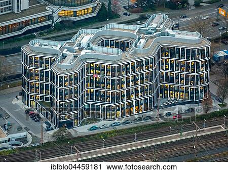 Headquarters, logistics company DB Schenker, office building, Essen, Ruhr district, North Rhine-Westphalia, Germany, Europe View Large Photo Image Stock Image - Headquarters, logistics company DB Schenker, office building, Essen, Ruhr district, North Rhine-Westphalia, Germany, Europe. Fotosearch