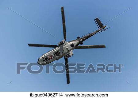 Picture - Helicopter of the Swiss Air Force, Switzerland, Europe. Fotosearch