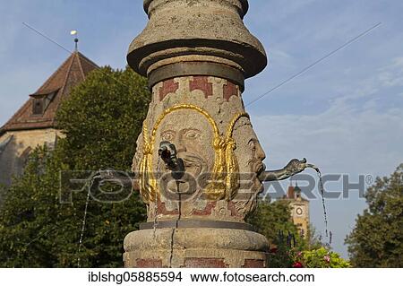 Herrbrunnen, Herrngasse, Old Town, Rothenburg ob der Tauber, Middle Franconia, Bavaria, Germany, Europe View Large Photo Image Picture - Herrbrunnen, Herrngasse, Old Town, Rothenburg ob der Tauber, Middle Franconia, Bavaria, Germany, Europe. Fotosearch