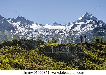Hikers look at mountain panorama from Aiguillette des Posettes, Aiguille de Tour and Aiguille de Chardonnet, Chamonix, Haute-Savoie, France, Europe View Large Photo Image Stock Image - Hikers look at mountain panorama from Aiguillette des Posettes, Aiguille de Tour and Aiguille de Chardonnet, Chamonix, Haute-Savoie, France, Europe. Fotosearch