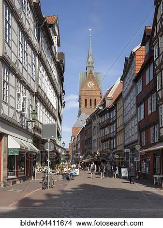 Historic centre, market church, Hanover, Lower Saxony, Germany, Europe View Large Photo Image Picture - Historic centre, market church, Hanover, Lower Saxony, Germany, Europe. Fotosearch