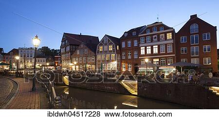 Historic half-timbered houses, Old Port, Stade, Lower Saxony, Germany, Europe View Large Photo Image Stock Photo - Historic half-timbered houses, Old Port, Stade, Lower Saxony, Germany, Europe. Fotosearch