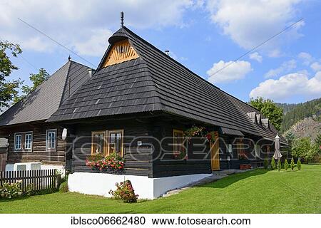Historical farmstead in Orava village, protected monument, open-air museum Bobrova rala, Podbiel, Orava region, Slovakia, Europe View Large Photo Image Stock Image - Historical farmstead in Orava village, protected monument, open-air museum Bobrova rala, Podbiel, Orava region, Slovakia, Europe. Fotosearch