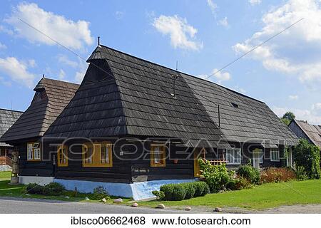 Historical farmstead in Orava village, protected monument, open-air museum Bobrova rala, Podbiel, Orava region, Slovakia, Europe View Large Photo Image Stock Photo - Historical farmstead in Orava village, protected monument, open-air museum Bobrova rala, Podbiel, Orava region, Slovakia, Europe. Fotosearch