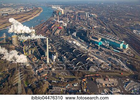 HKM Duisburg, steel mill, Hüttenwerke Krupp Mannesmann GmbH, Duisburg, Ruhr district, North Rhine-Westphalia, Germany, Europe View Large Photo Image Stock Image - HKM Duisburg, steel mill, Hüttenwerke Krupp Mannesmann GmbH, Duisburg, Ruhr district, North Rhine-Westphalia, Germany, Europe. Fotosearch