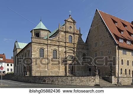 Holy Cross Church, Hildesheim, Lower Saxony, Germany, Europe View Large Photo Image Stock Photograph - Holy Cross Church, Hildesheim, Lower Saxony, Germany, Europe. Fotosearch