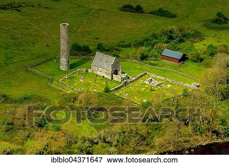 Holy Island with dilapidated monastery, Lough Derg Lake, River Shannon, County Clare, Ireland, Europe View Large Photo Image Stock Photo - Holy Island with dilapidated monastery, Lough Derg Lake, River Shannon, County Clare, Ireland, Europe. Fotosearch
