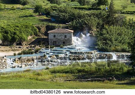 Hot springs of Saturnia Therme, Saturnia, Tuscany, Italy, Europe View Large Photo Image Stock Photograph - Hot springs of Saturnia Therme, Saturnia, Tuscany, Italy, Europe. Fotosearch
