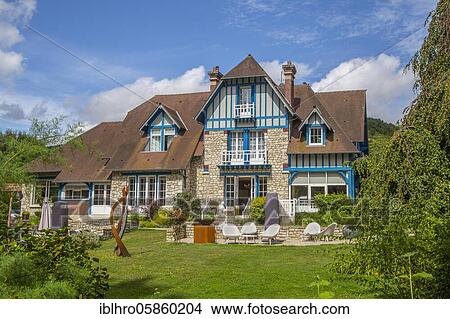 Hotel Le Jardin des Plumes, Giverny, Normandy, France, Europe View Large Photo Image Picture - Hotel Le Jardin des Plumes, Giverny, Normandy, France, Europe. Fotosearch