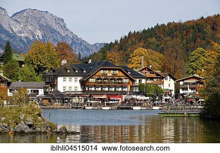 Hotel Schiffmeister, Schönau am Koenigssee, Berchtesgadener Land District, Upper Bavaria, Bavaria, Germany, Europe View Large Photo Image Picture - Hotel Schiffmeister, Schönau am Koenigssee, Berchtesgadener Land District, Upper Bavaria, Bavaria, Germany, Europe. Fotosearch