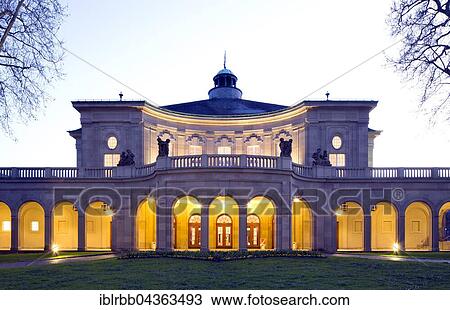 Illuminated Kursaal building or Regentenbau at dusk, spa garden, Bad Kissingen District, Lower Franconia, Bavaria, Germany, Europe View Large Photo Image Stock Image - Illuminated Kursaal building or Regentenbau at dusk, spa garden, Bad Kissingen District, Lower Franconia, Bavaria, Germany, Europe. Fotosearch