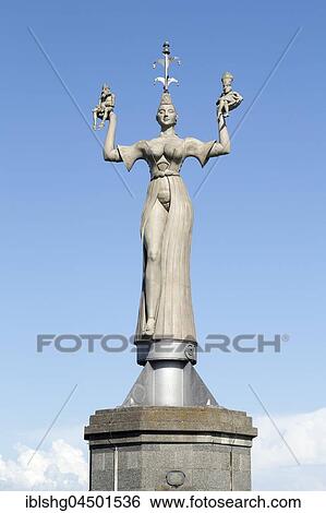 Imperia statue at the harbor entrance, Constance, Lake Constance, Baden-Württemberg, Germany, Europe View Large Photo Image Stock Photograph - Imperia statue at the harbor entrance, Constance, Lake Constance, Baden-Württemberg, Germany, Europe. Fotosearch