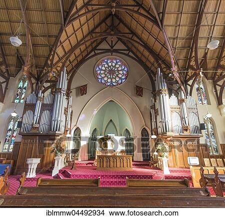Interior view, First Church of Otago, Dunedin, Otago Region, Southland, New Zealand, Oceania View Large Photo Image Picture - Interior view, First Church of Otago, Dunedin, Otago Region, Southland, New Zealand, Oceania. Fotosearch