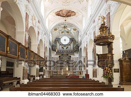Interior view with Fuggerkapelle and organ, St. Anne's Church, Augsburg, Swabia, Bavaria, Germany, Europe View Large Photo Image Stock Image - Interior view with Fuggerkapelle and organ, St. Anne's Church, Augsburg, Swabia, Bavaria, Germany, Europe. Fotosearch