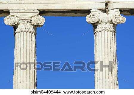 Ionic columns of Erechtheion Temple, Acropolis, Athens, Greece, Europe View Large Photo Image Picture - Ionic columns of Erechtheion Temple, Acropolis, Athens, Greece, Europe. Fotosearch